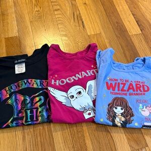 Harry Potter Kids' Short Sleeve Tee - Pink Owl Design